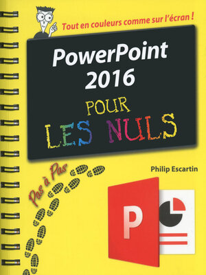 cover image of PowerPoint 2016 Pas à Pas Pour les Nuls